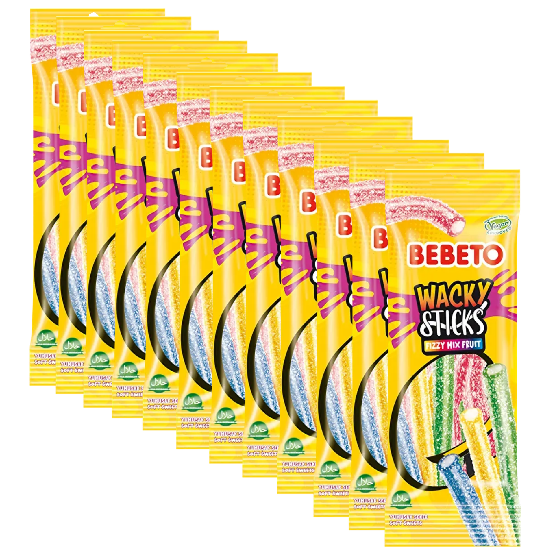 Wacky Sticks Mix Fruit